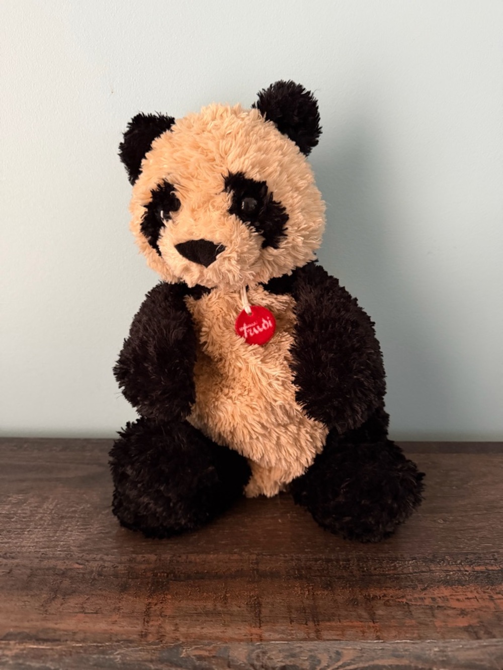 Black & Cream Panda Plush - Soft Cuddly Stuffed Animal